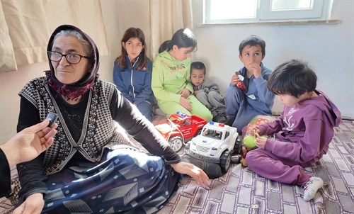 Çamharman Köyü’ndeki ailenin yüzü güldü