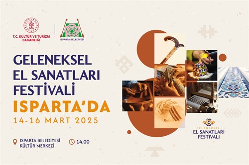 Isparta Geleneksel El Sanatları Festivali başlıyor