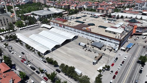 Festival alanı hazır hale getirildi